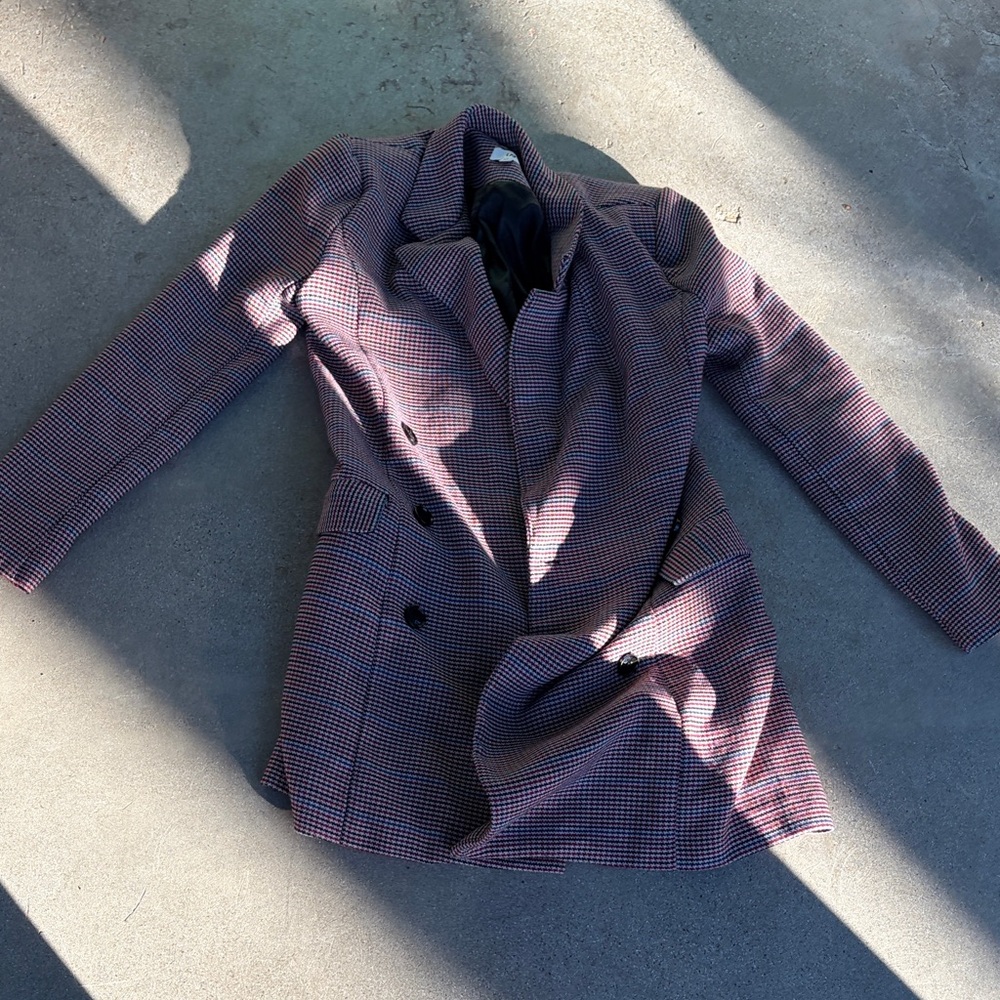 LPA Women's Purple Checkered Blazer